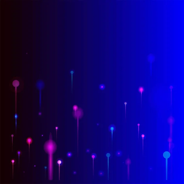 Fondo Pantalla Azul Rosa Púrpura Abstracto Banner Tecnología Red Elementos — Vector de stock