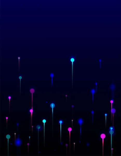 Фиолетовый Синий Розовый Абстрактный Фон Неоновые Светящиеся Элементы Большие Данные — стоковый вектор