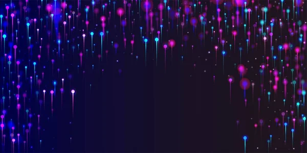 Рожево Блакитний Фіолетовий Сучасні Шпалери Банер Мережевих Технологій Штучний Інтелект — стоковий вектор