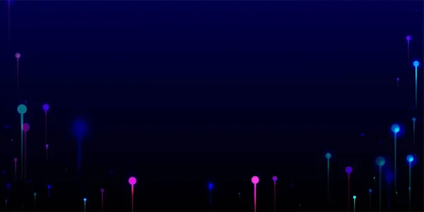 Rosa Púrpura Azul Moderno Fondo Elementos Rayos Luz Vívidos Banner — Archivo Imágenes Vectoriales