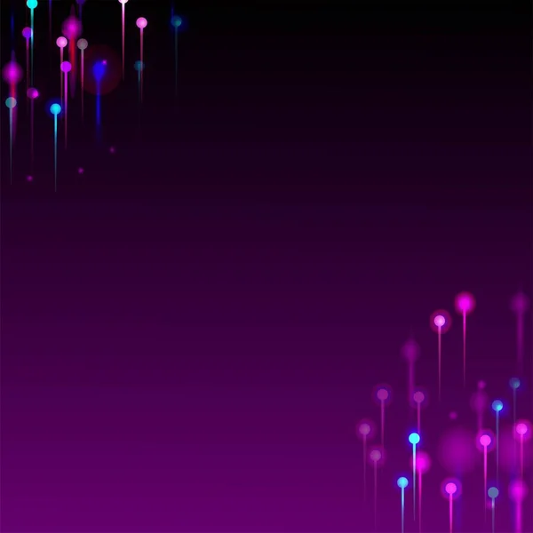 Розовый Фиолетовый Синий Абстрактные Обои Искусственный Интеллект Big Data Элементы — стоковый вектор