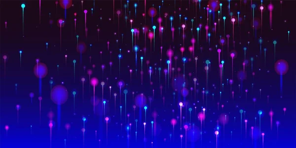 Pink Purple Blue Modern Background Світло Освітлює Частини Network Scientific — стоковий вектор