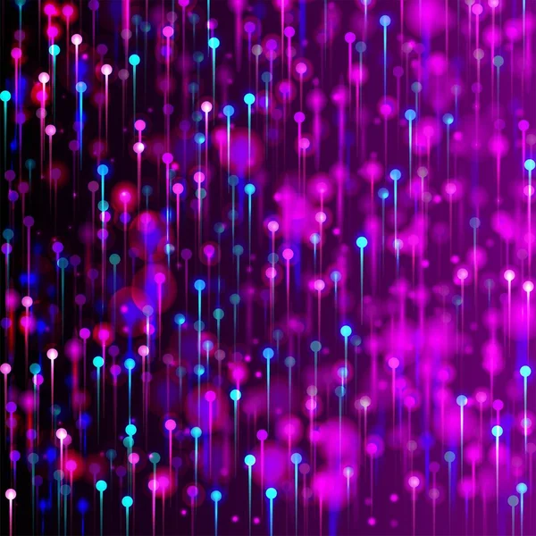 Blue Purple Pink Modern Background Big Data Artificial Intelligence Ethernet — Stock Vector