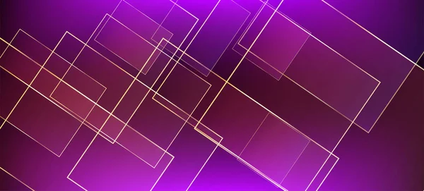 Фіолетовий Діловий Папір Золотими Лініями Золота Кришталева Розкішна Картка Золотий — стоковий вектор