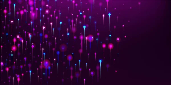 Μωβ Μπλε Ροζ Αφηρημένο Φόντο Ζωντανό Φως Καρφίτσες Στοιχεία Επιστημονικό — Διανυσματικό Αρχείο