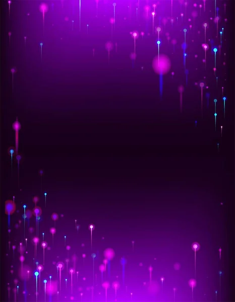 Fondo Pantalla Abstracto Rosa Azul Púrpura Big Data Artificial Intelligence — Vector de stock