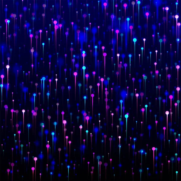 Rosa Lila Blau Abstrakter Hintergrund Helles Licht Stiftet Partikel Künstliche — Stockvektor