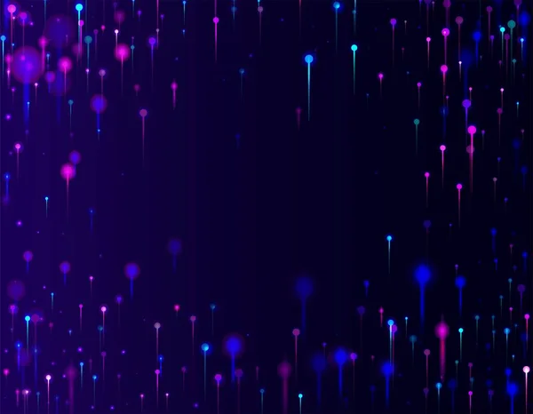 Pink Blue Purple Abstract Wallpaper Big Data Artificial Intelligence Internet — стоковий вектор