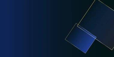 Altın çizgili Blue Sky Business Poster 'ı. Gümüş Geo Kapağı. Royal Rich VIP Low Poly Kâğıdı. 3D Soyut Çokgen Parıltı Arkaplanı. Koyu mavi altın kart. Noel Kareleri Çerçevesi.