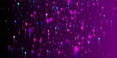 Pembe Mor Mavi Modern Arkaplan. Ağ Bilimsel Sancak. Canlı Işık İğneleri Elementleri. Yapay Zeka Büyük Veri Ethernet Teknoloji Duvar Kağıdı. Fiber Optik Sosyal Bilimler Işık İğneleri.