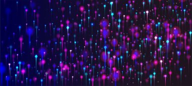 Pembe Mor Soyut Özgeçmiş. Network Technology Banner. Büyük Veri Yapay Zekası Ethernet Fütürist Duvar Kağıdı. Parlak Işın Elementleri. Fiber Optik Sosyal Bilimler Işık İğneleri.