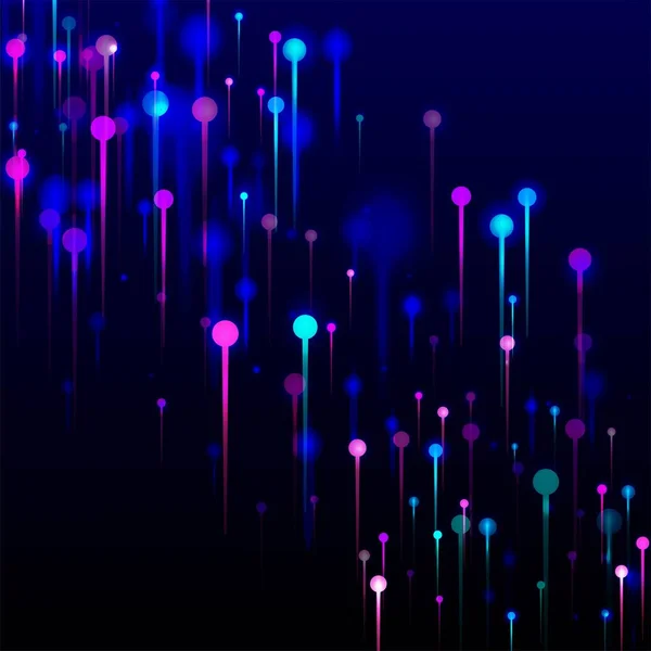 Azul Roxo Rosa Fundo Moderno Inteligência Artificial Big Data Internet —  Vetores de Stock