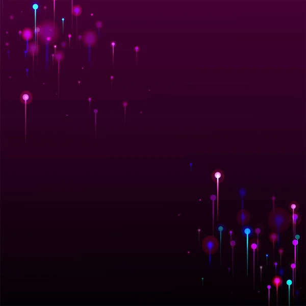 Фіолетово Сині Рожеві Абстрактні Шпалери Мережевий Науковий Прапор Яскраві Світлові — стоковий вектор