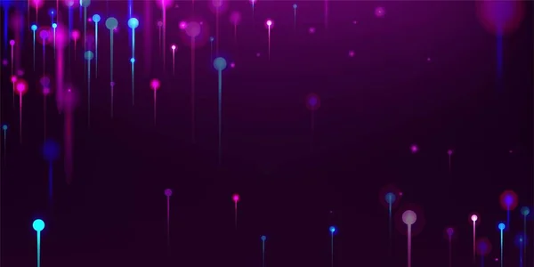 Pink Blue Purple Modern Wallpaper Big Data Artificial Intelligence Internet — стоковий вектор