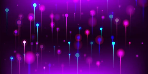Рожеві Фіолетово Сині Абстрактні Шпалери Яскраві Світлові Промені Елементів Банер — стоковий вектор
