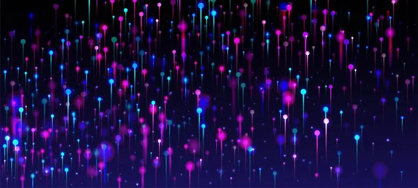 Fond Écran Moderne Violet Rose Bleu Intelligence Artificielle Big Data — Image vectorielle