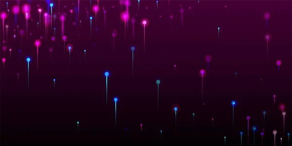 Fondo Pantalla Moderno Rosa Púrpura Azul Brillantes Elementos Luz Brillante — Vector de stock