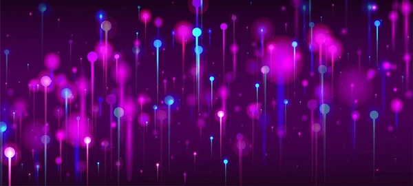 Фіолетово Рожевий Синій Сучасний Фон Яскраві Промені Світла Елементи Штучний — стоковий вектор