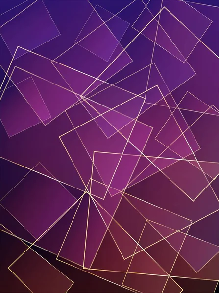 Altın çizgileri olan Ruby Business Paper. Golden Premium Üçgen Sınırı. Kraliyet Gümüş Geo Tasarımı. Yılbaşı Kareleri Pankartı. Lüks Kristal Altın Kart. Mor Geo Düğün Köpüklü Kapağı.