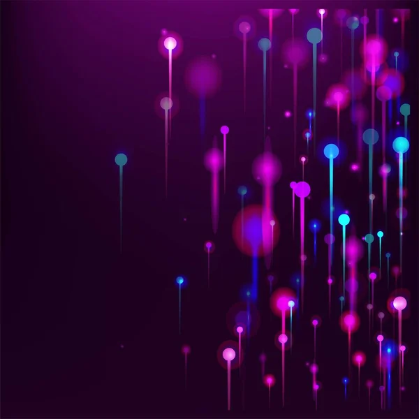 Pink Blue Purple Modern Background Artificial Intelligence Big Data Internet — Stock Vector