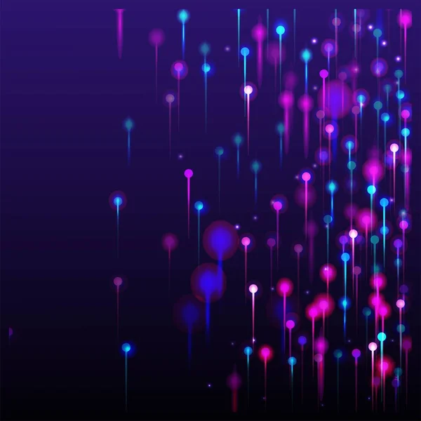 Blue Pink Purple Modern Background Network Technology Banner Neon Light — стоковий вектор