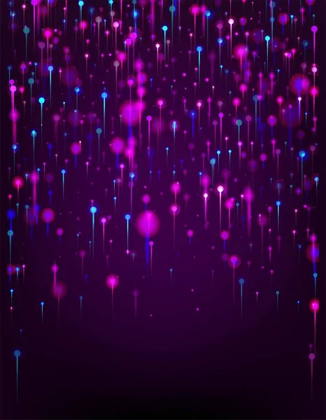 Blue Pink Purple Abstract Background Big Data Intelligence Artificielle Ethernet — Image vectorielle