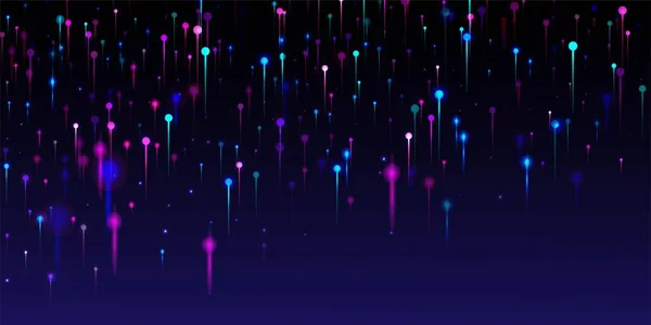 Сині Рожеві Фіолетові Сучасні Шпалери Банер Мережевих Технологій Великі Дані — стоковий вектор