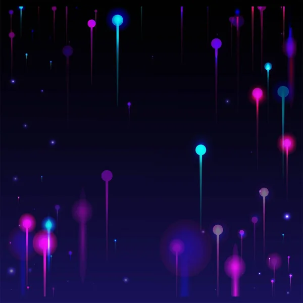Фіолетово Сині Рожеві Абстрактні Шпалери Мережевий Науковий Прапор Великі Дані — стоковий вектор