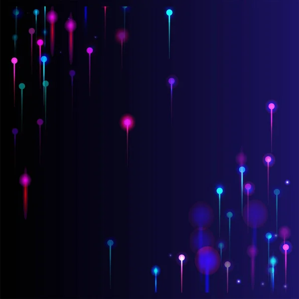 パープルブルーピンク抽象壁紙 ネットワーク科学バナー ビッグデータ人工知能インターネット技術の背景 明るいライトピンの要素 社会科学光ファイバーピン — ストックベクタ