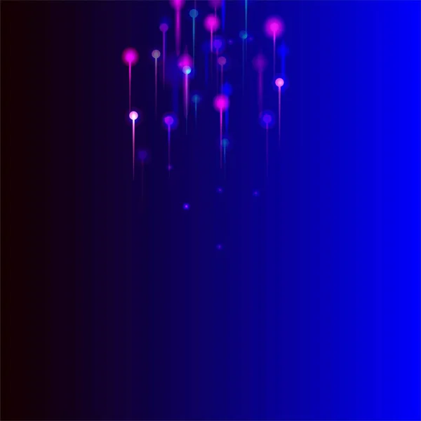 紫色粉色蓝色现代背景 网络科技横幅 海量数据人工智能以太网未来壁纸 亮光松果元素 光纤社会科学光针 — 图库矢量图片