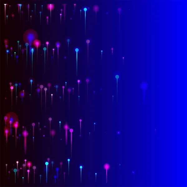 Paars Blauw Roze Modern Behang Netwerktechnologie Banner Artificial Intelligence Big — Stockvector