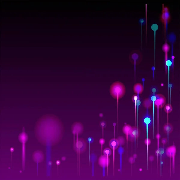 Pink Purple Blue Modern Background Neon Light Rays Elements Artificial — Stock Vector