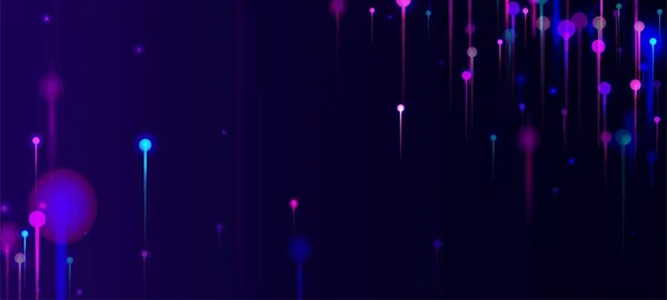 Rose Purple Blue Résumé Contexte Éléments Nœuds Lumineux Vifs Intelligence — Image vectorielle