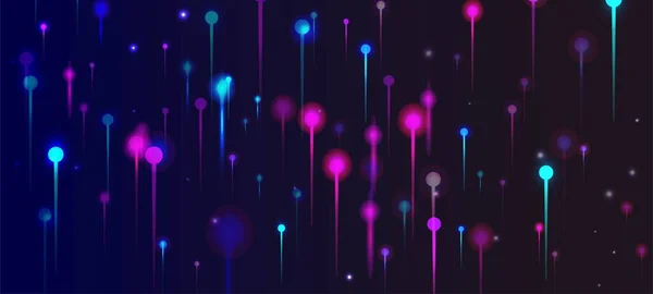 Μπλε Ροζ Μωβ Αφηρημένη Ταπετσαρία Μπανερ Δικτυακής Τεχνολογίας Λαμπερά Σωματίδια — Διανυσματικό Αρχείο