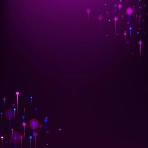 Violet Rose Bleu Moderne Fond Bannière Scientifique Réseau Intelligence Artificielle — Image vectorielle