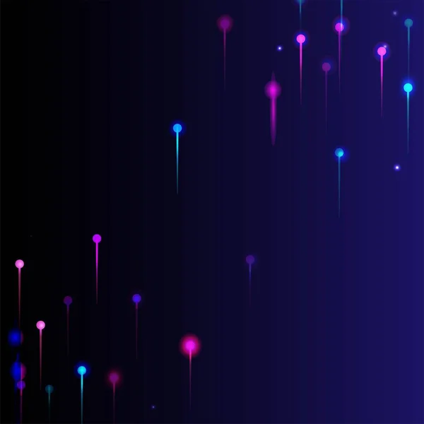 Blue Pink Purple Modern Background Artificial Intelligence Big Data Ethernet — Stock Vector