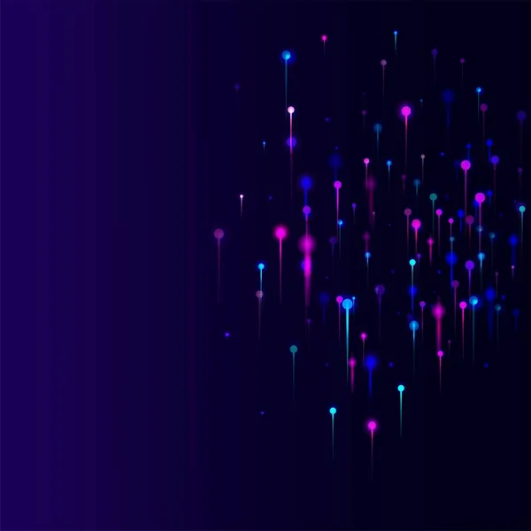 Blue Pink Purple Abstract Background Big Data Intelligence Artificielle Internet — Image vectorielle