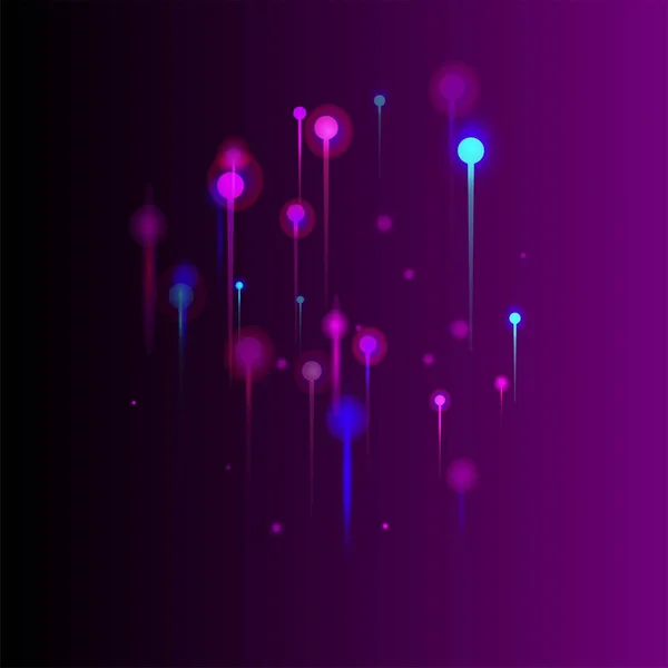 Roxo Azul Rosa Fundo Abstrato Banner Tecnologia Rede Elementos Vivid — Vetor de Stock