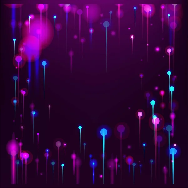Violet Bleu Rose Fond Moderne Bright Light Rays Elements Bannière — Image vectorielle