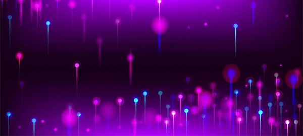 Голубой Розово Фиолетовый Абстрактный Фон Элементы Неоновых Светлых Узлов Искусственный — стоковый вектор