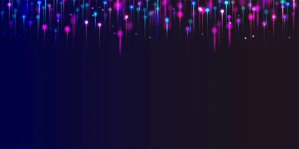 Fondo Pantalla Moderno Rosa Púrpura Azul Elementos Brillo Luz Neón — Vector de stock