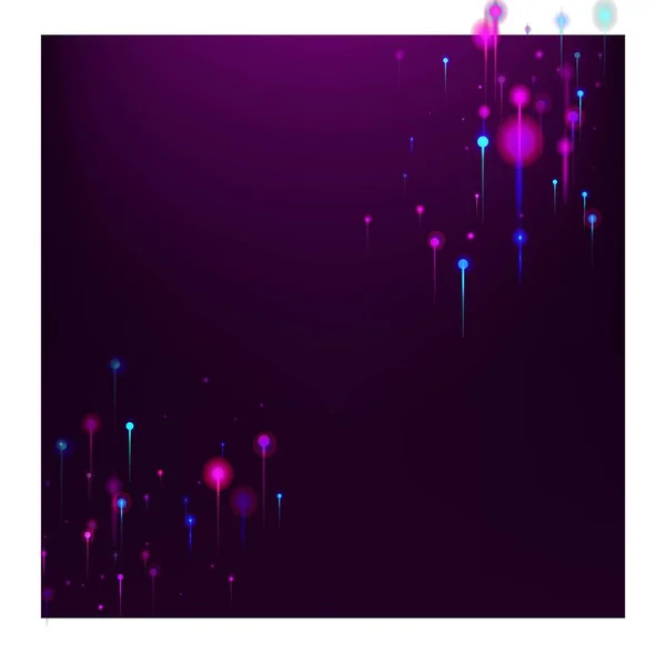 Bleu Rose Violet Papier Peint Moderne Neon Light Nodes Elements — Image vectorielle
