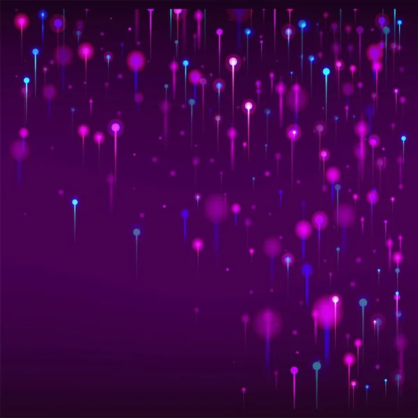 Фиолетовый Розовый Синий Современный Обои Футуристический Фон Ethernet Искусственного Интеллекта — стоковый вектор