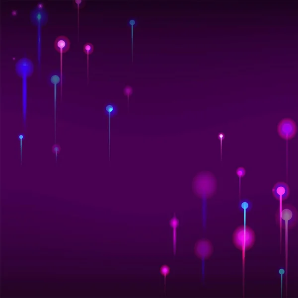 Fond Écran Moderne Violet Rose Bleu Bannière Scientifique Réseau Éléments — Image vectorielle