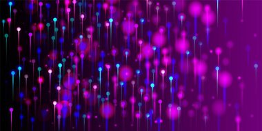 Mavi Mor Pembe Soyut Arkaplan. Network Technology Banner. Canlı Işık Düğümleri Elementleri. Yapay Zeka Büyük Veri İnternet Geleceği Duvar Kağıdı. Fiber Optik Sosyal Bilimler Işık İğneleri.