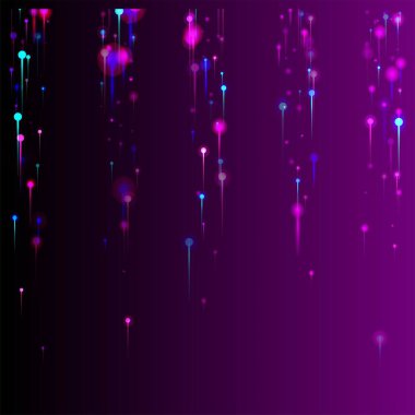 Mavi Pembe Mor Modern Arkaplan. Yapay Zeka Büyük Veri İnternet Teknolojisi Duvar Kağıdı. Canlı Işık Düğümleri Elementleri. Ağ Bilimsel Sancak. Fiber Optik Sosyal Bilimler Işık İğneleri.