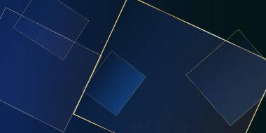 Altın çizgili Mor Gökyüzü İş Tasarımı. Üç boyutlu Soyut Çokgen Parlak Arkaplan. Yeni Yıl Kareleri Afişi. Royal Premium Geo Sınırı. Koyu mavi altın kart. Gümüş Üçgen Çerçeve.