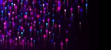 Pembe Mavi Mor Modern Arkaplan. Canlı Işık Düğümleri Parçacıkları. Ağ Bilimsel Sancak. Büyük Veri Yapay Zeka Ethernet Teknoloji Duvar Kağıdı. Sosyal Bilimler Fiber Optik Işık İğneleri.