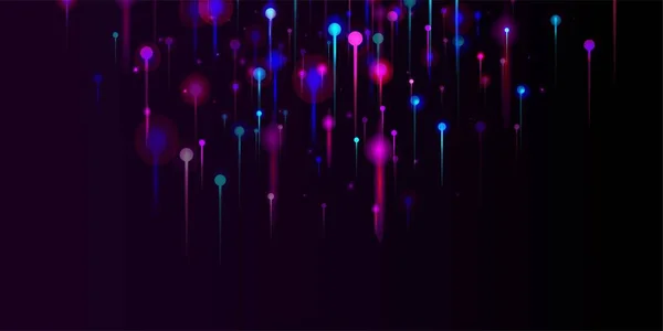 Рожеві Фіолетово Сині Абстрактні Шпалери Штучний Інтелект Великі Дані Інтернет — стоковий вектор