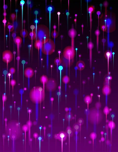 Pink Purple Blue Modern Background Світло Освітлює Елементи Big Data — стоковий вектор